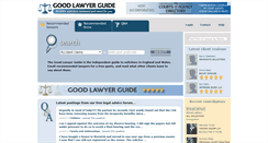 Desktop Screenshot of goodlawyerguide.com