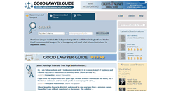Desktop Screenshot of goodlawyerguide.co.uk